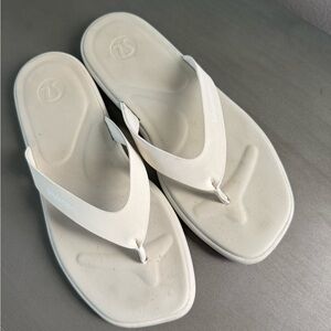 lululemon athletica Cream Sandals